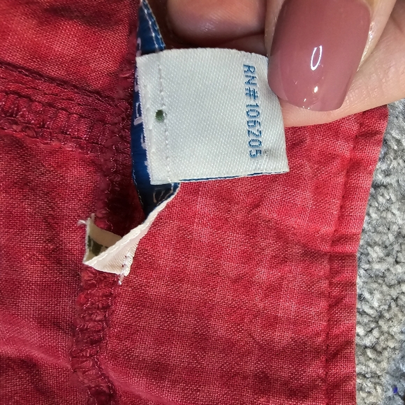 Sundance Claret Red Vie Re Reve Pants Fall Cottagecore Countryside Chic Cuffed - Picture 9 of 10